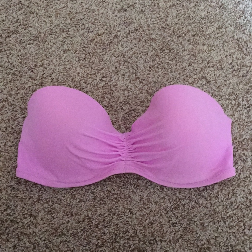 Victoria's Secret strapless swim top.